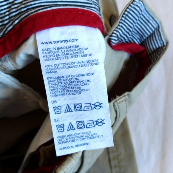 tommy hilfiger 2-pack cotton twill pants bundle lot 18 months baby toddler boy - Picture 8 of 14